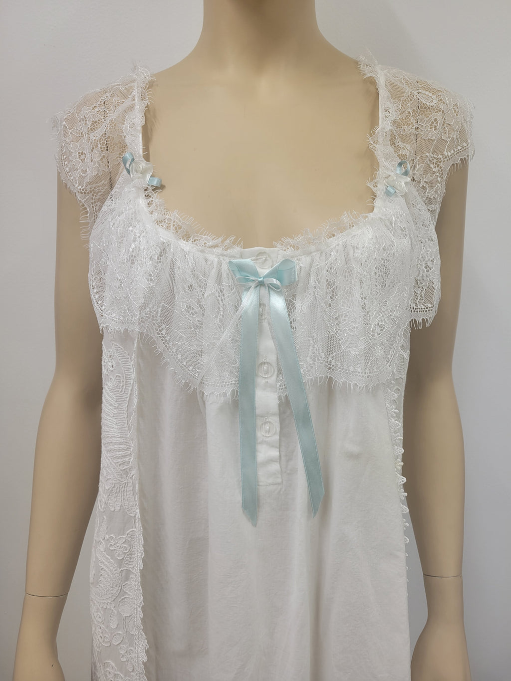 Luxury Night Dress -white