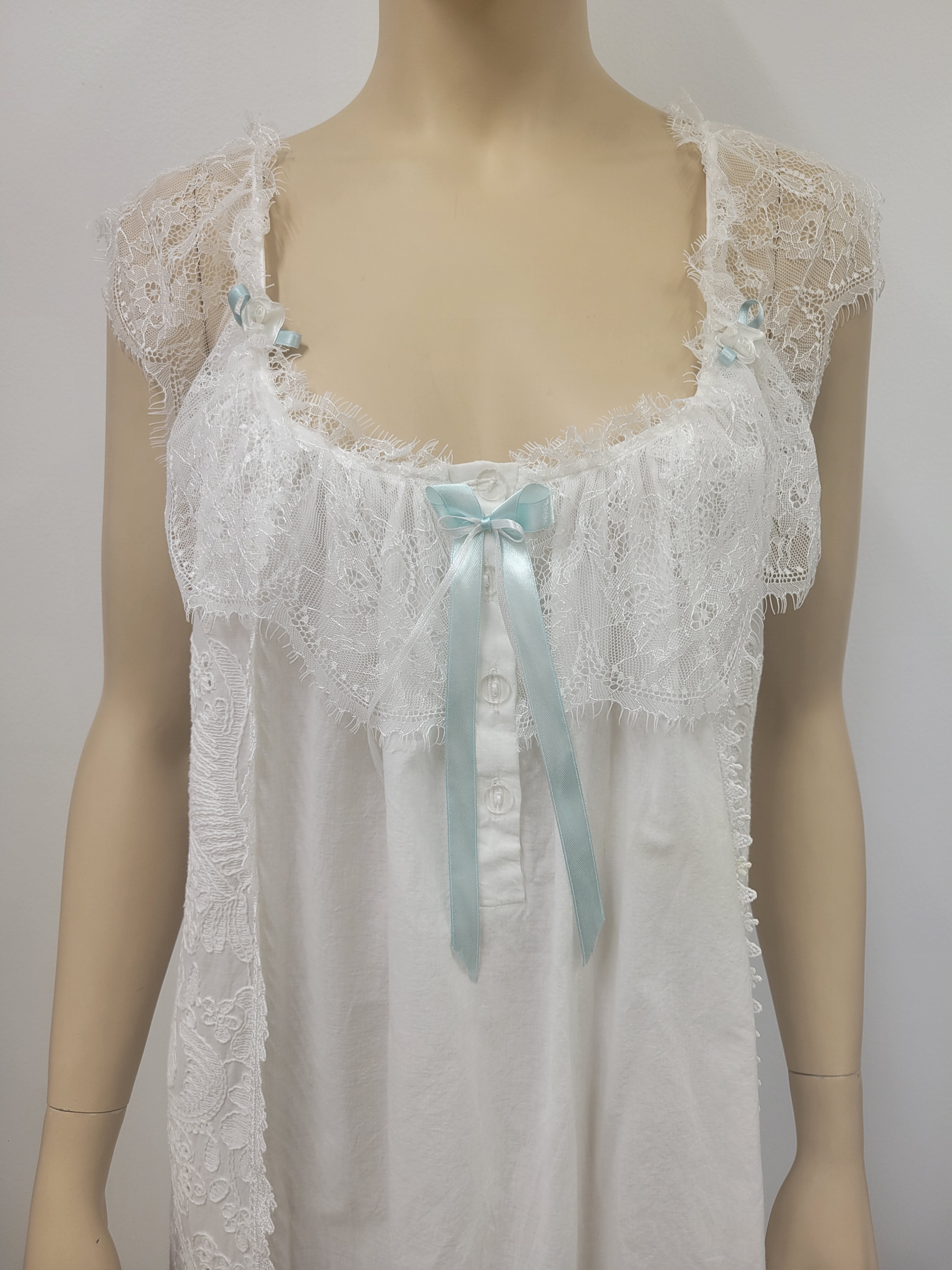 Luxury Night Dress -white