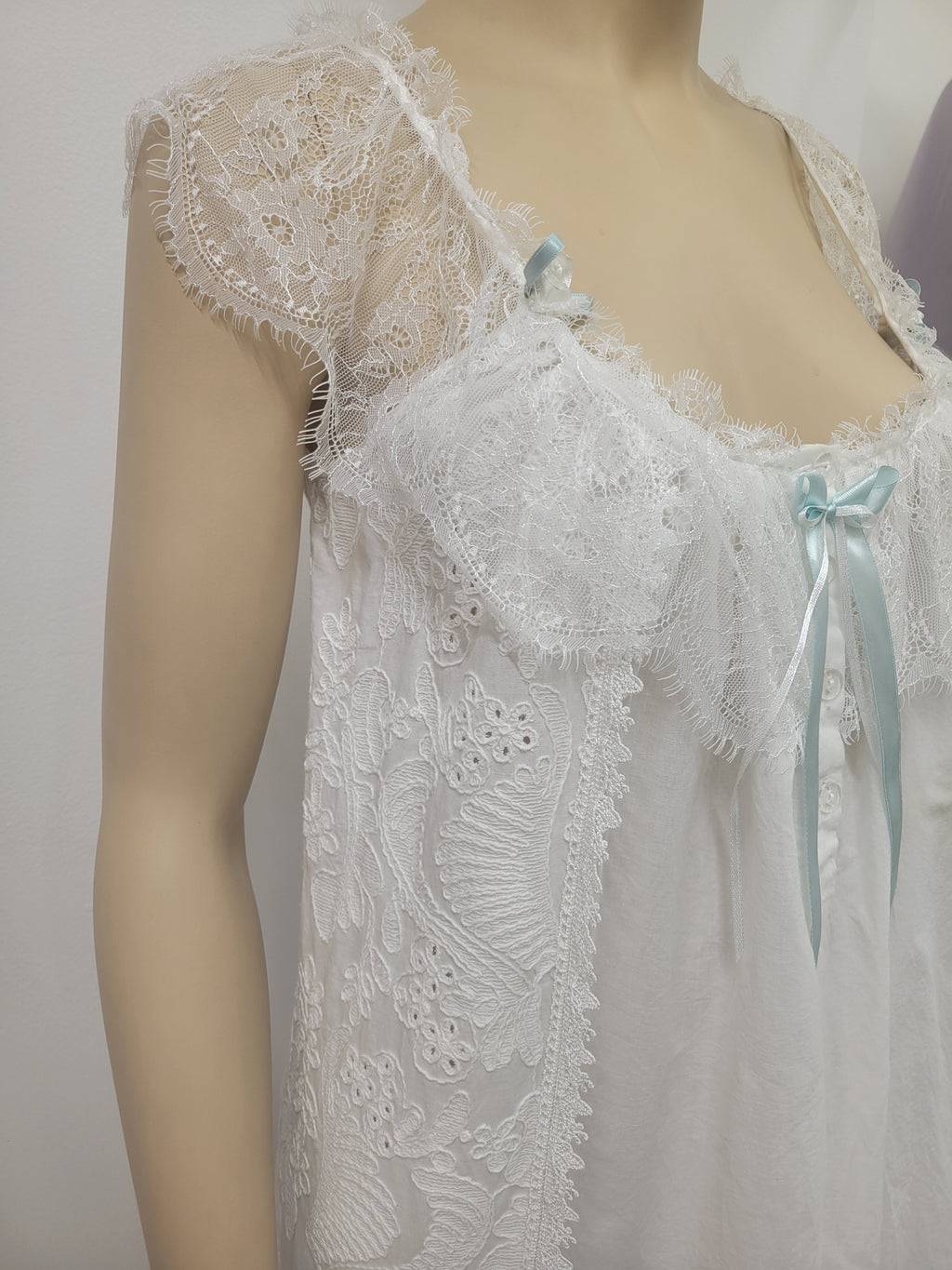 Luxury Night Dress -white